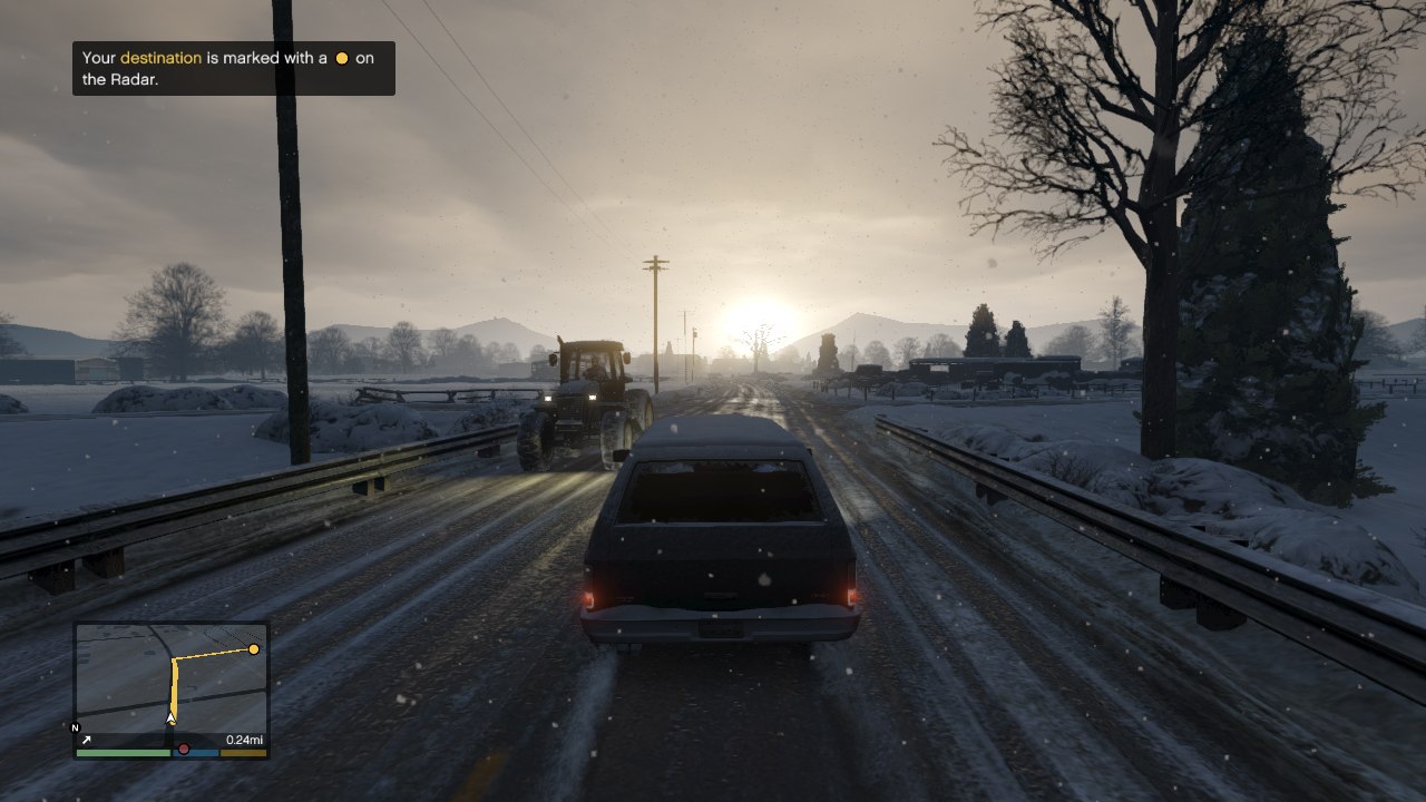 Gta 5 is there snow фото 104