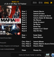 - Mafia 3 (+15) (1.0 - 1.01)