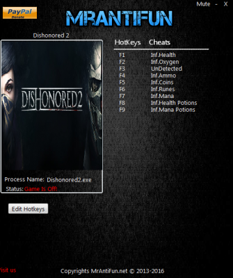  Dishonored 2 (+9)