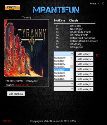  Tyranny (+8) MrAntiFun