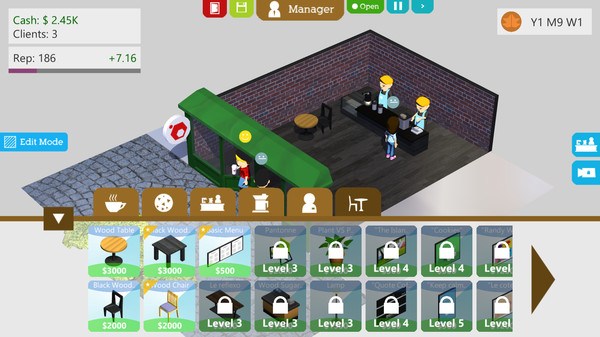  3 Coffee Shop Tycoon v0.3 (2016) PC