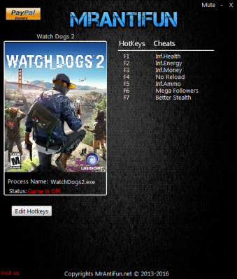  Watch Dogs 2 (v1.09.152) (+7)
