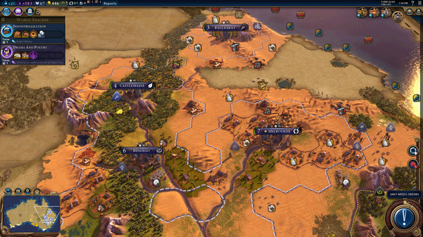  3 Update 3 /  1.0.0.110   Civilization VI (  + DLC Australia Civilization & Scenario Pack)