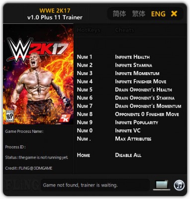  WWE 2K17 (1.0) (+11) 