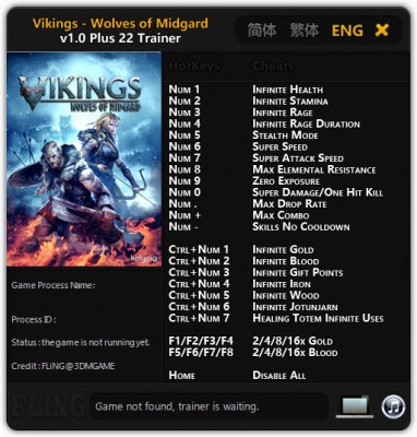  VIKINGS - WOLVES OF MIDGARD (+23) (v1.00)