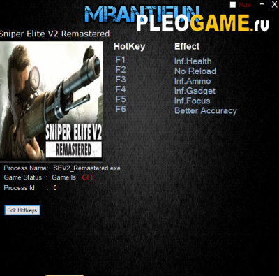 Sniper Elite V2 - Remastered (1.0) (+6)  MrAntiFun