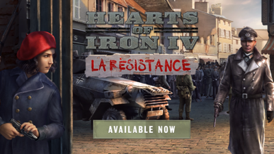 Hearts of Iron 4 La Resistance (v1.9) DLC  